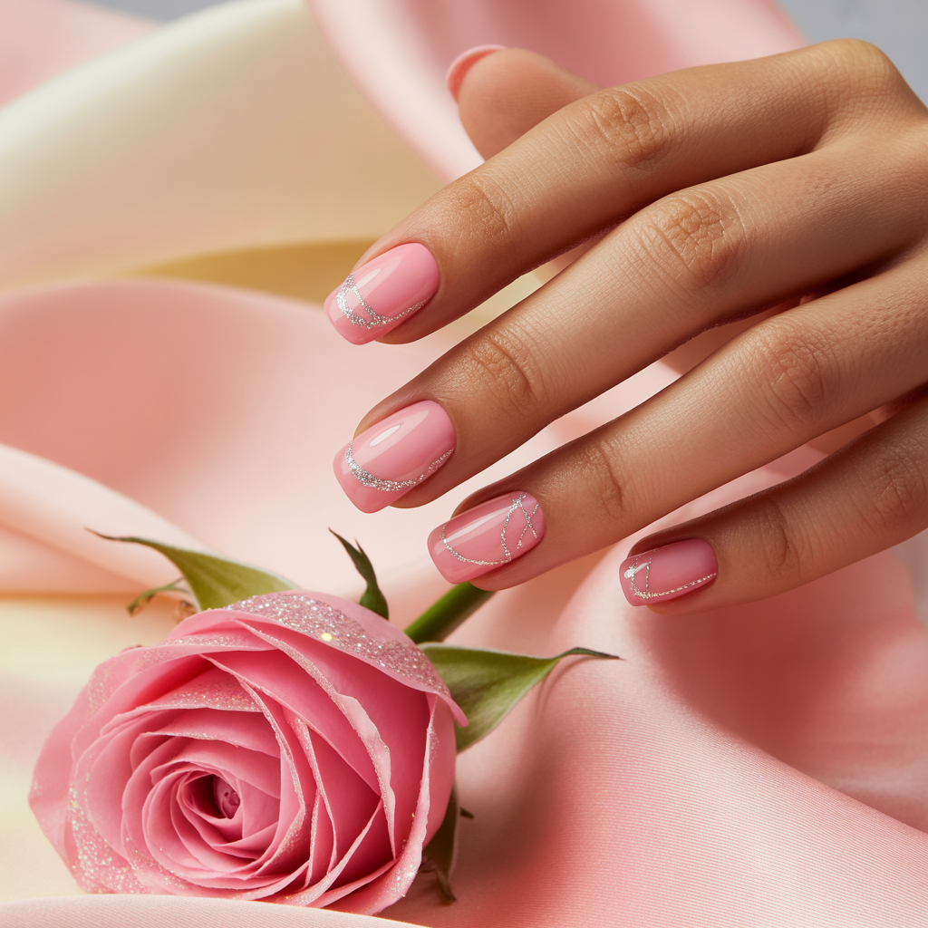 pink nails