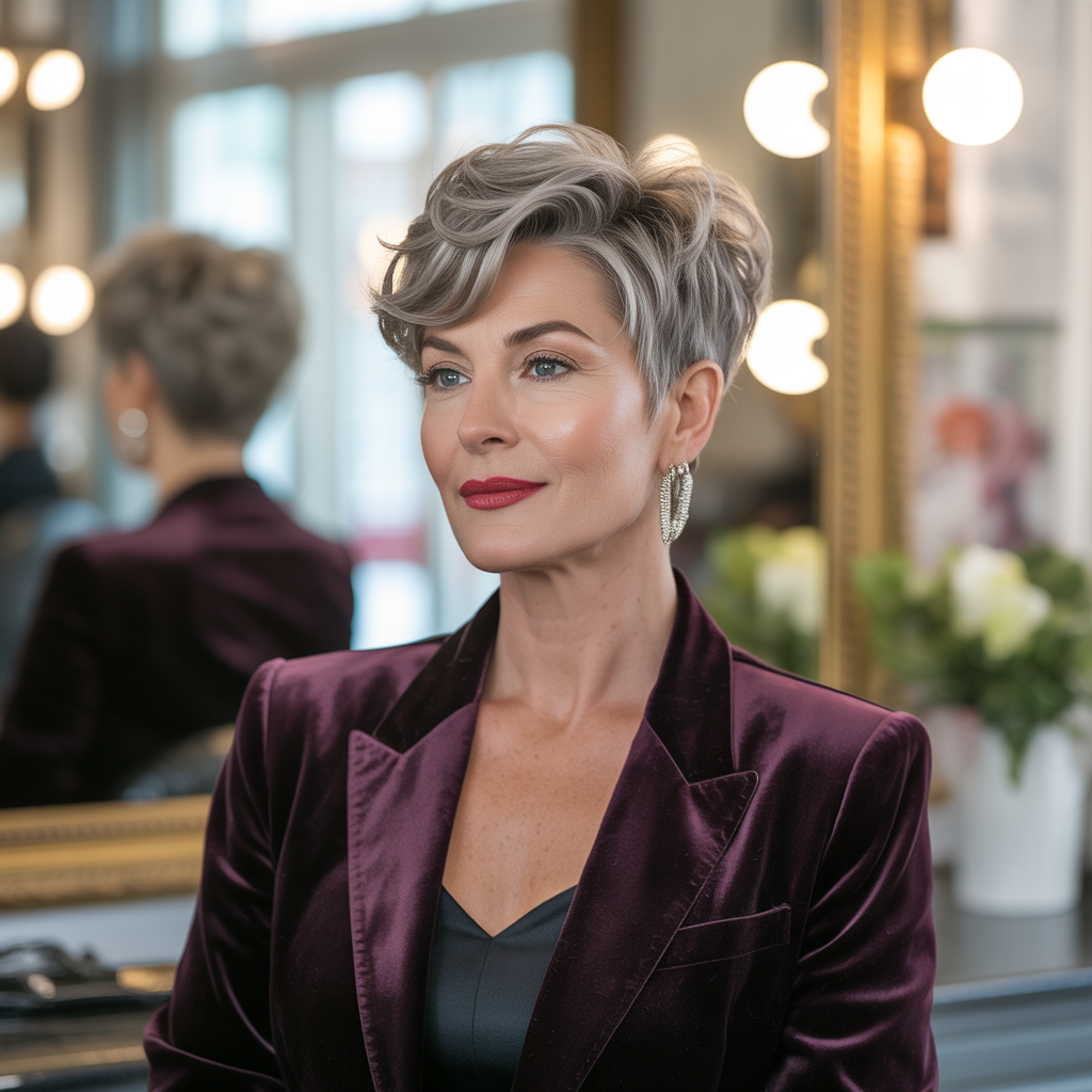 pixie cuts for women over 40