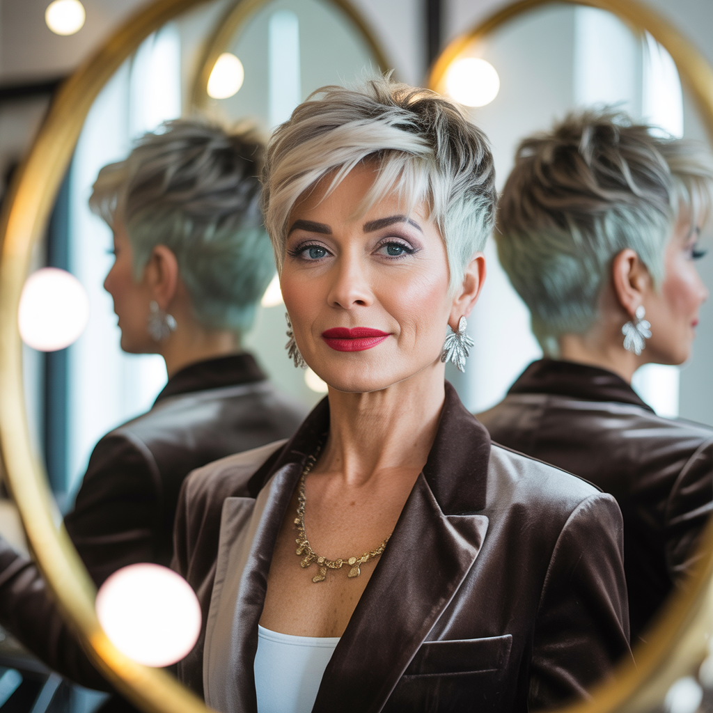 pixie cuts for women over 40