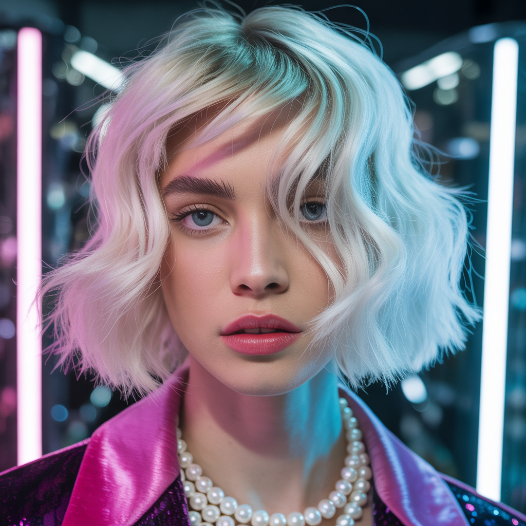 platinum blonde hairstyles