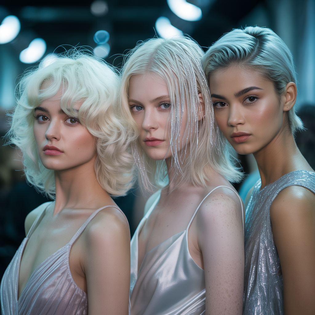 platinum blonde hairstyles