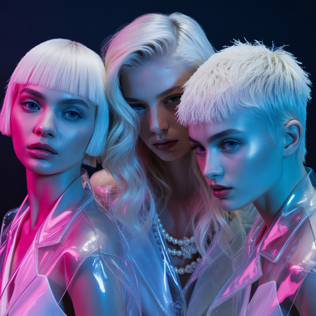 platinum blonde hairstyles