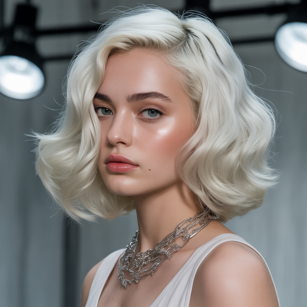 platinum blonde hairstyles