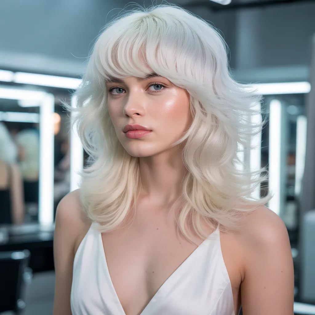 platinum blonde hairstyles