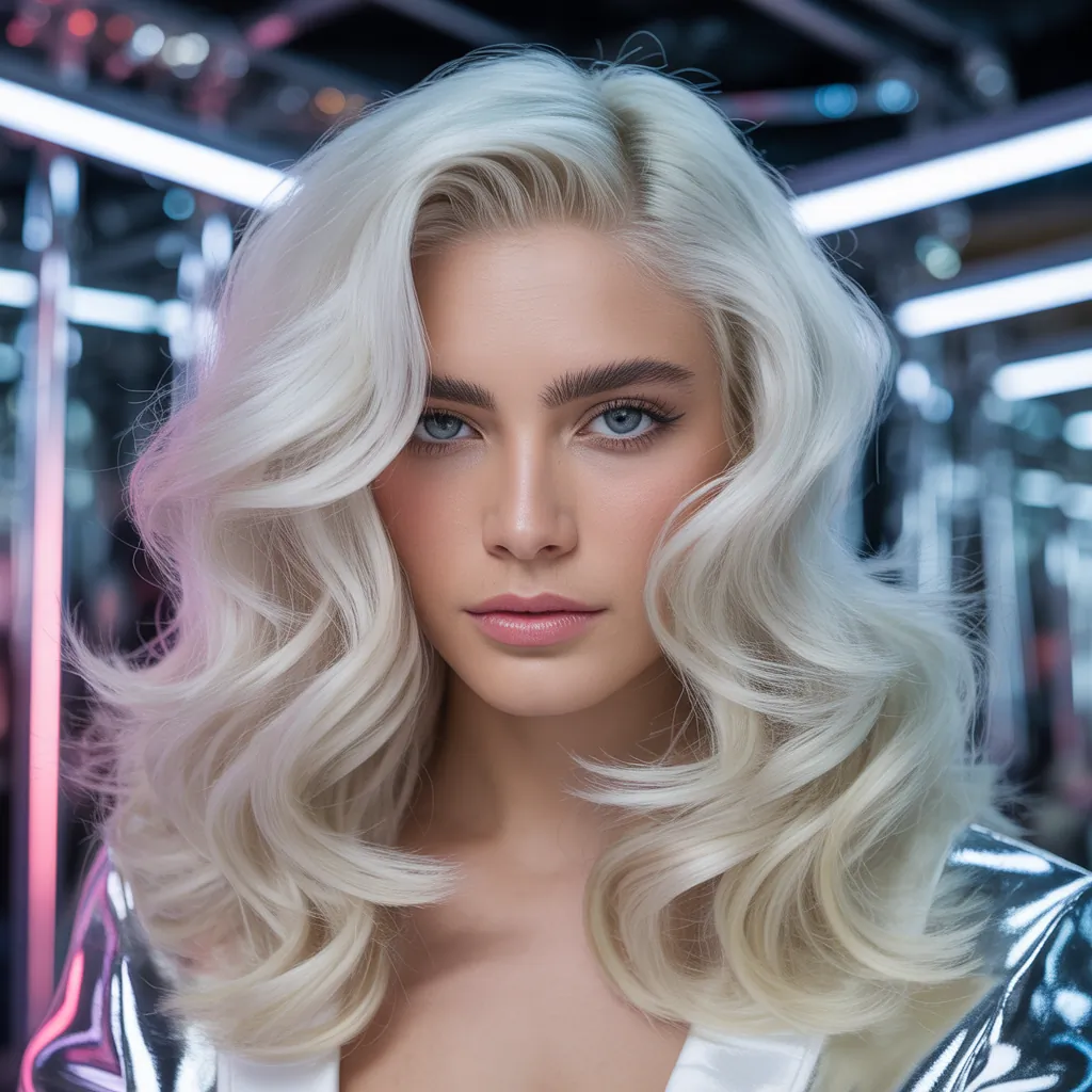 platinum blonde hairstyles