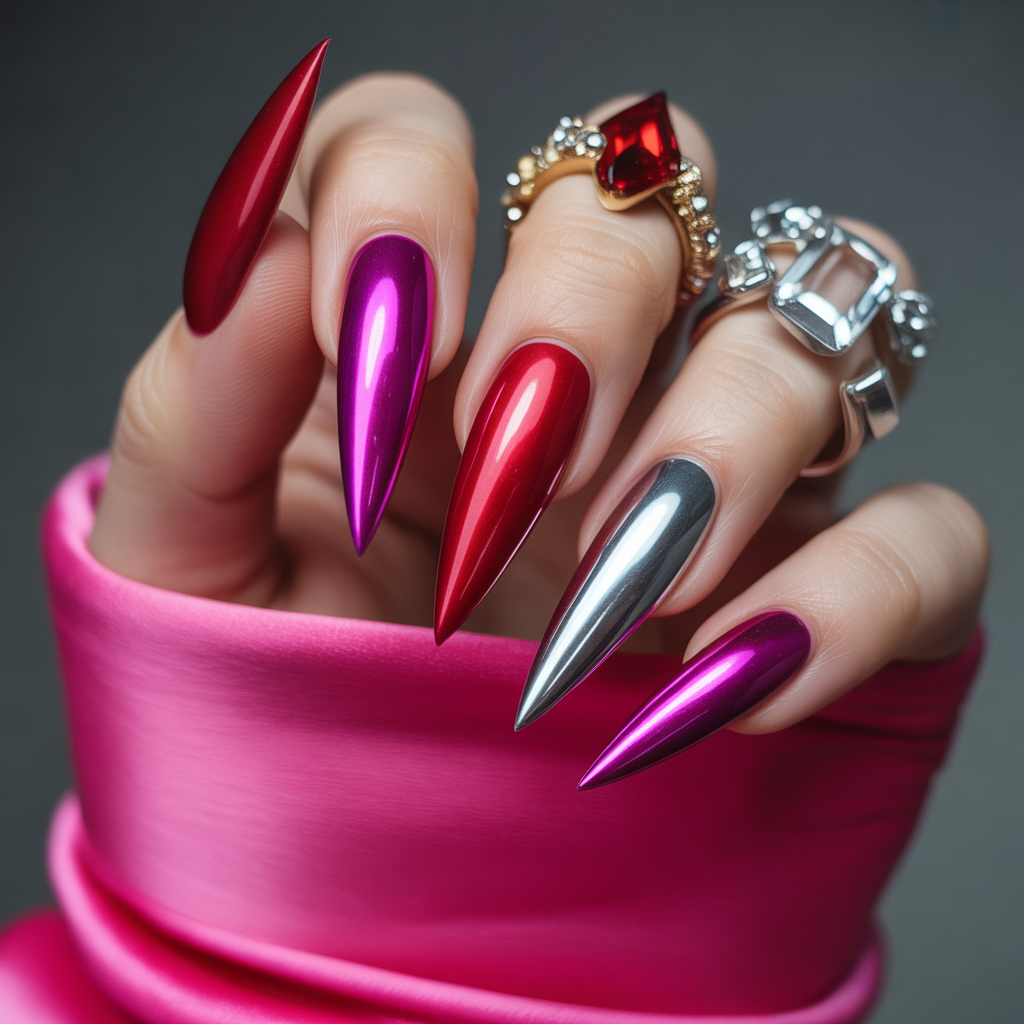 pointed nails