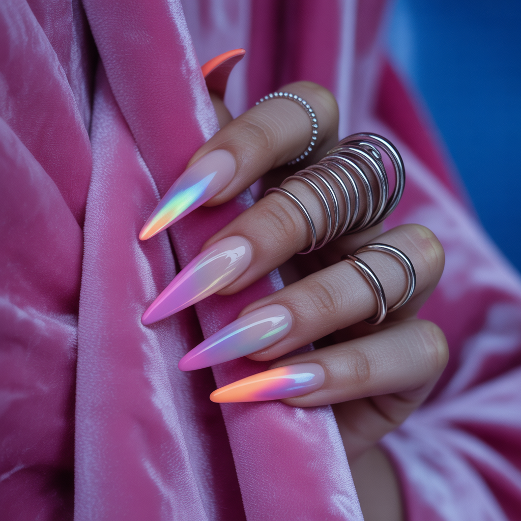 pointed nails