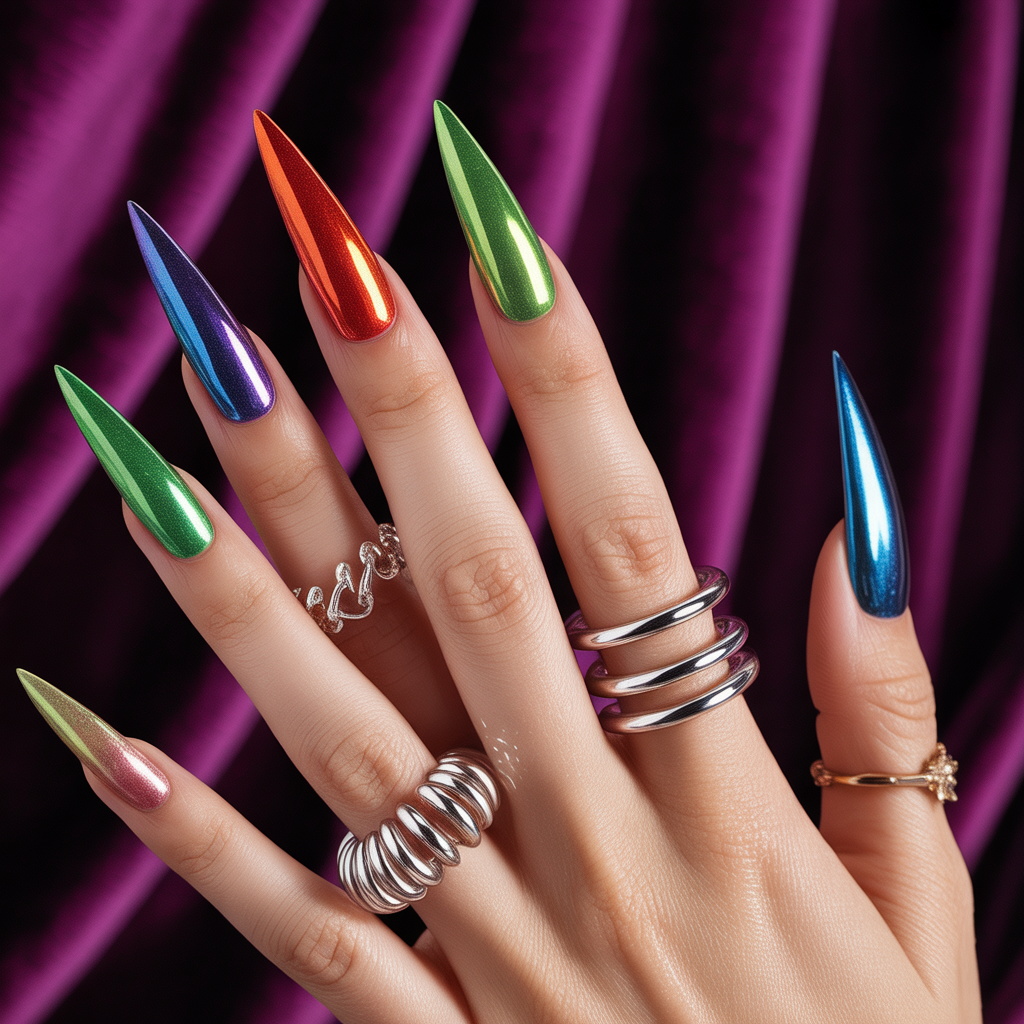 pointed nails