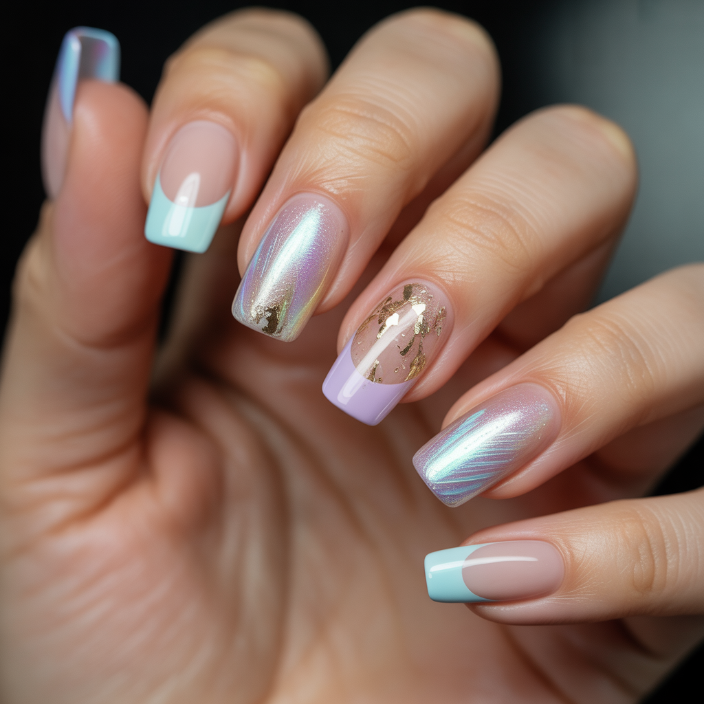 press on nails with builder gel