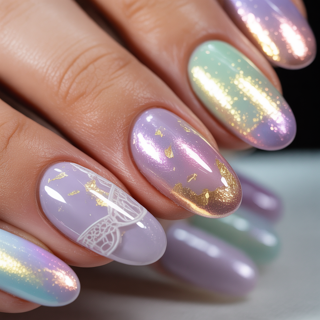 press on nails with builder gel