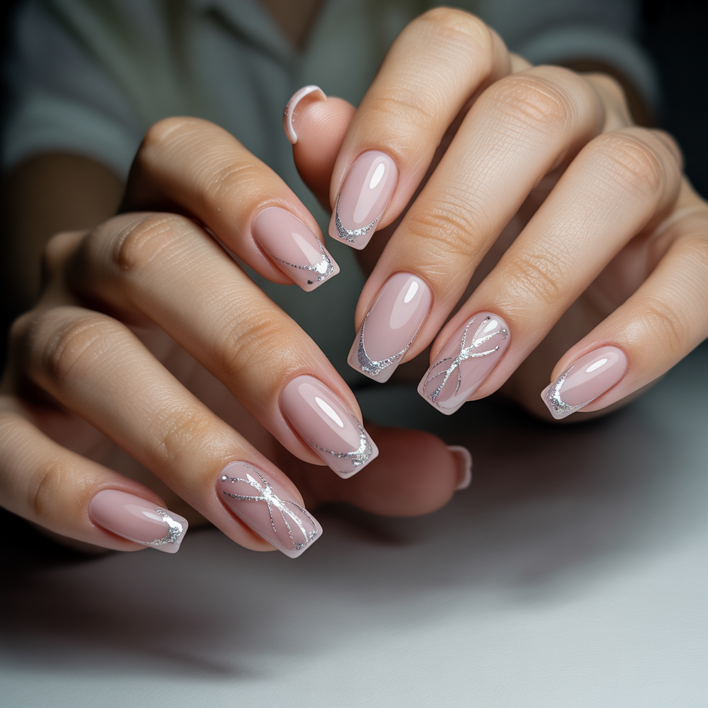 press on nails with builder gel