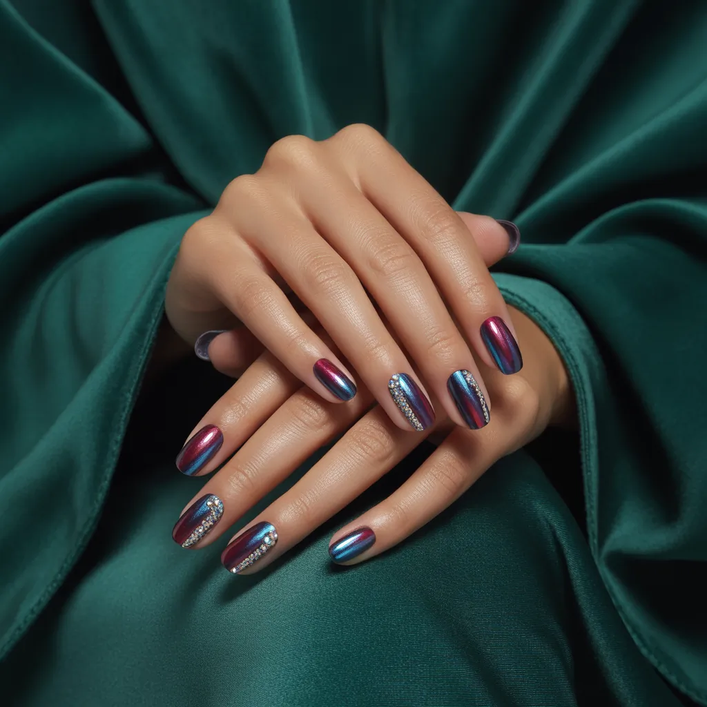 press on nails with builder gel