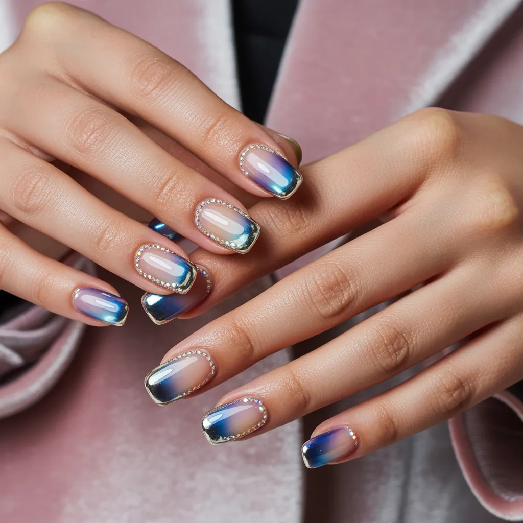 press on nails with builder gel