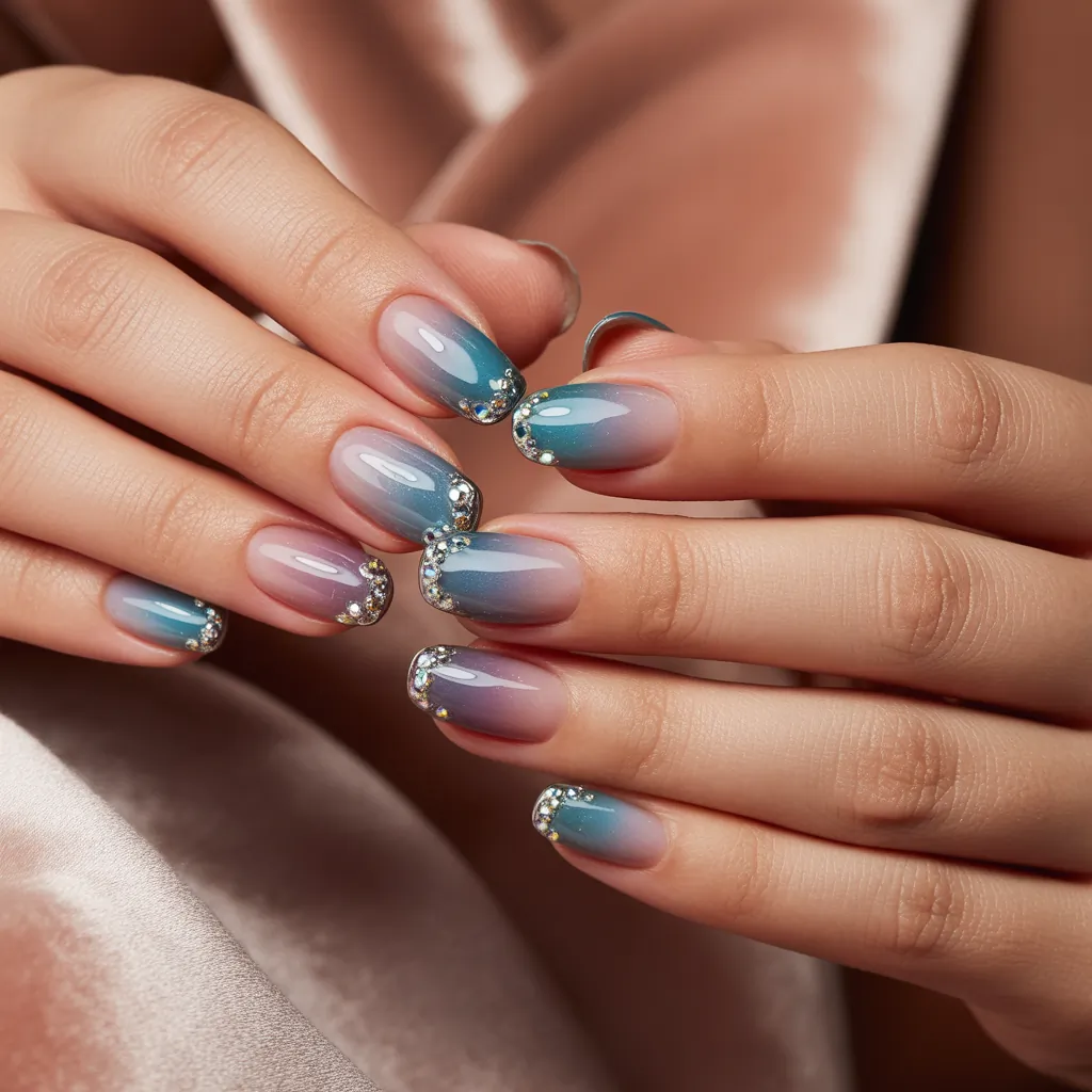 press on nails with builder gel