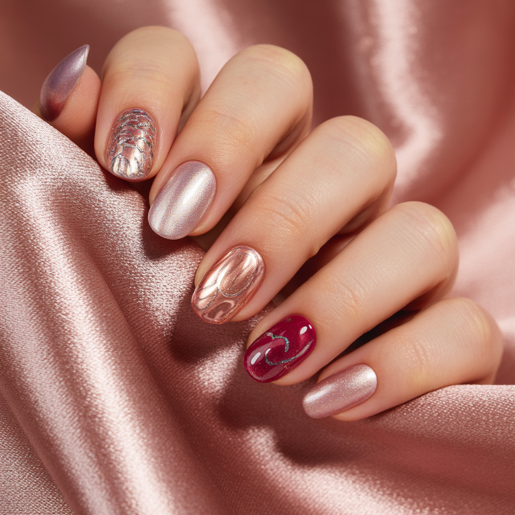 press on nails with builder gel