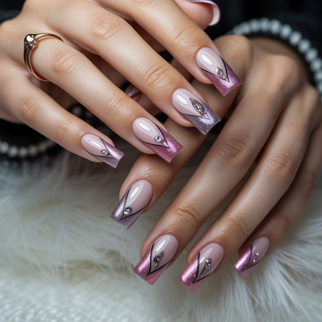 press on nails with builder gel