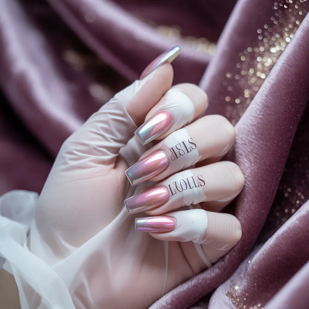 press on nails with builder gel