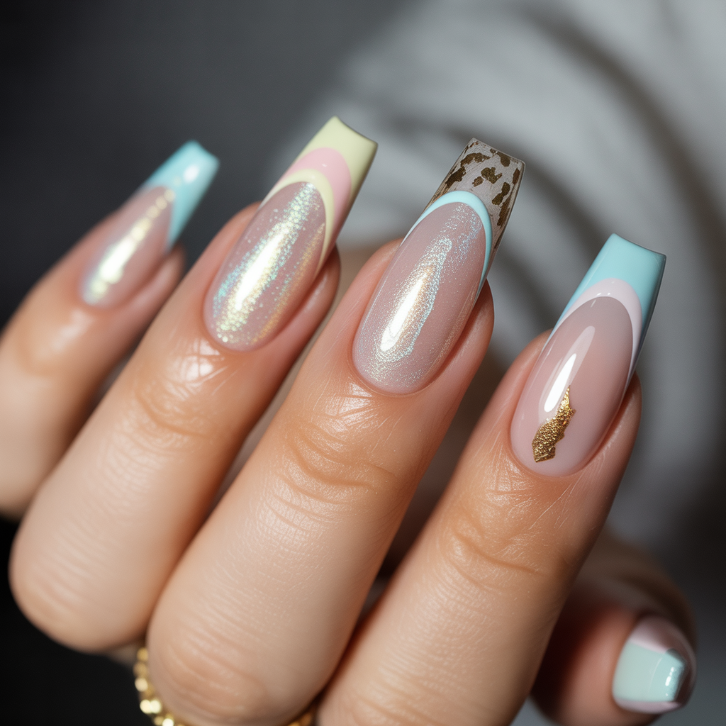 press on nails with builder gel