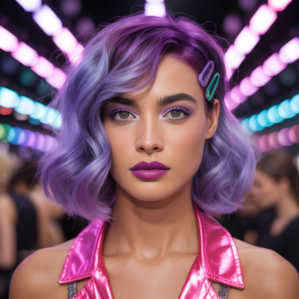 purple hair style ideas