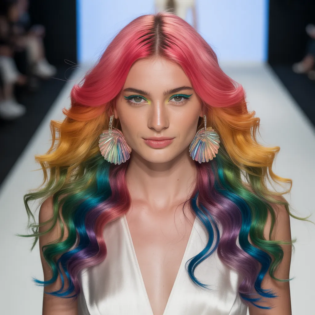 rainbow hairstyles