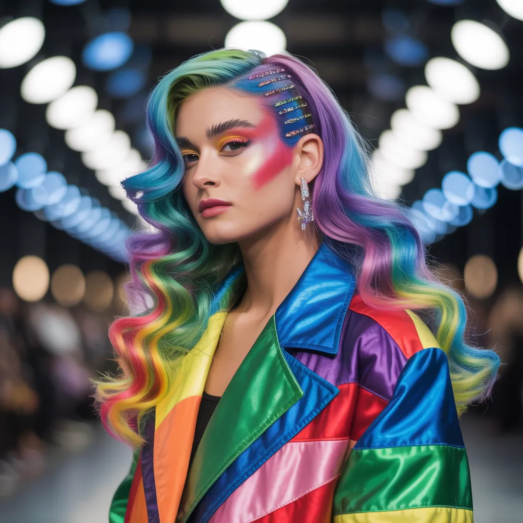 rainbow hairstyles