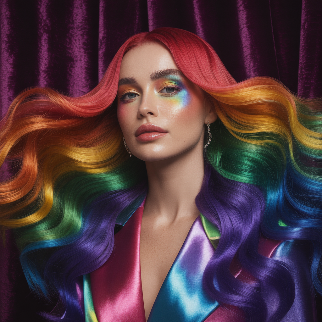 rainbow hairstyles