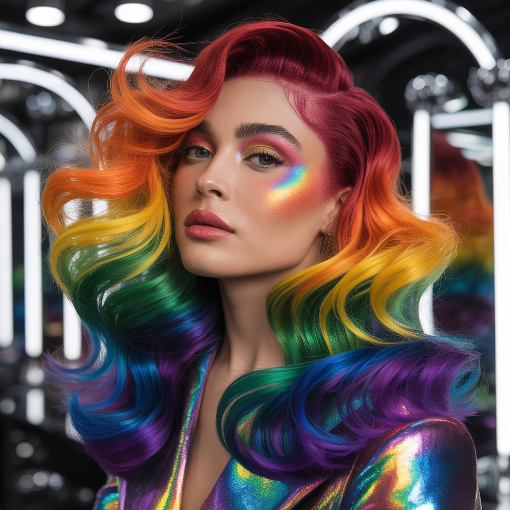 rainbow hairstyles