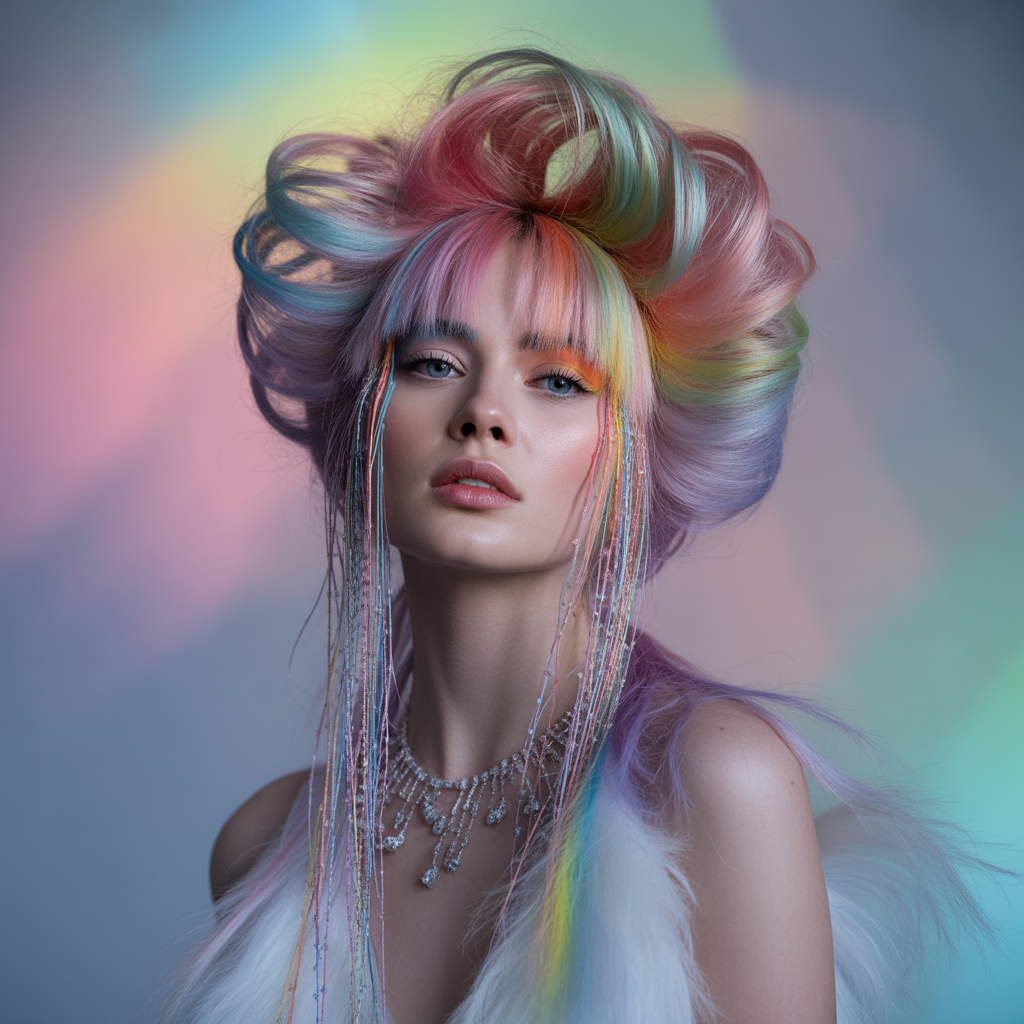 rainbow hairstyles
