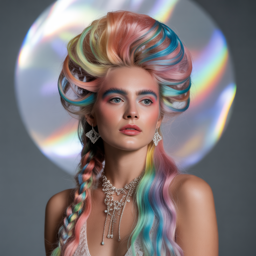 rainbow hairstyles