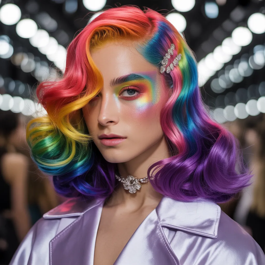 rainbow hairstyles