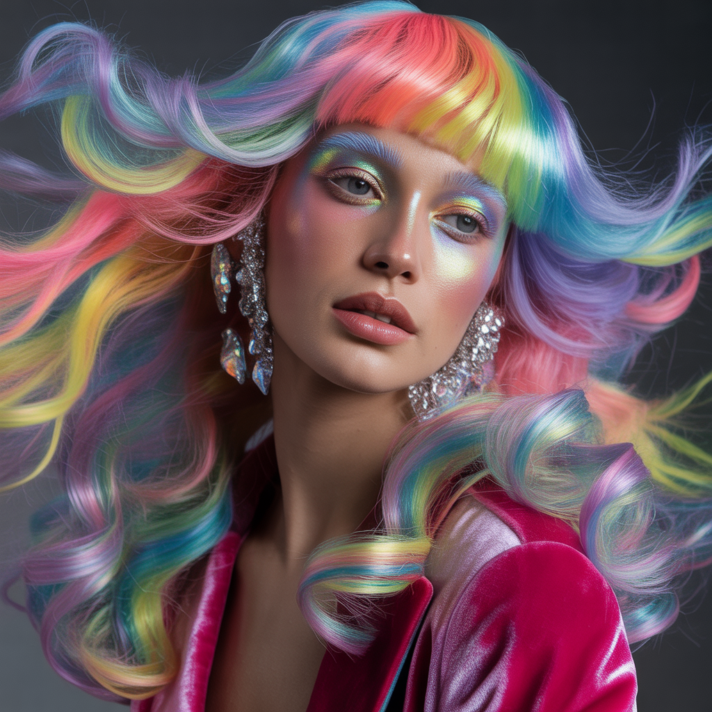 rainbow hairstyles
