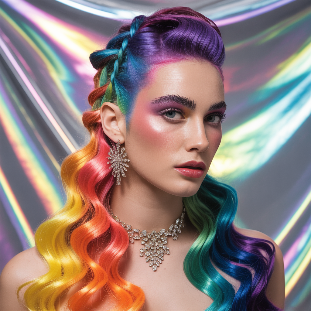 rainbow hairstyles