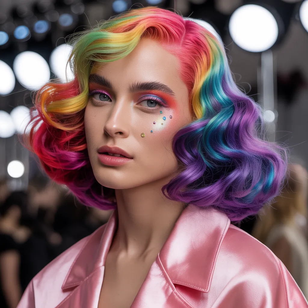 rainbow hairstyles