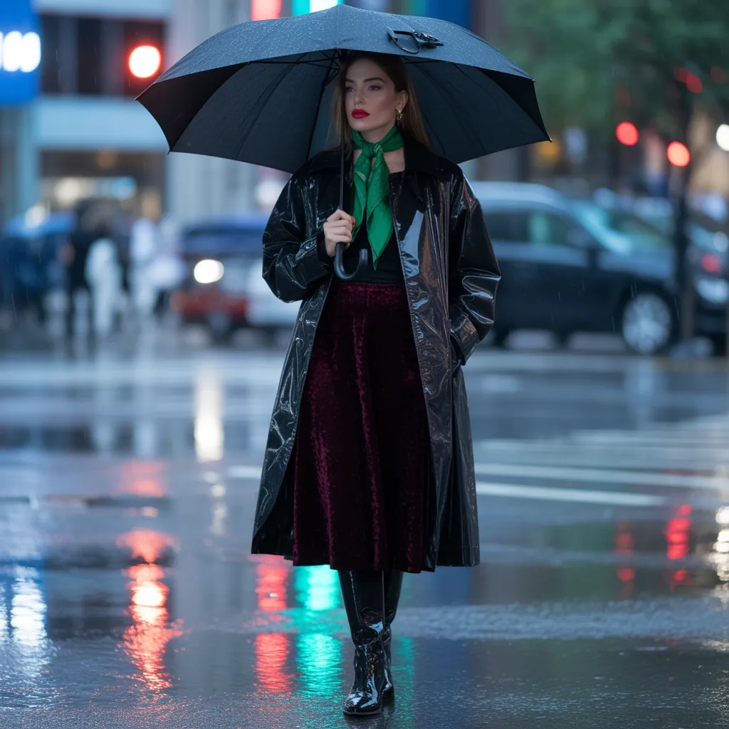 rainy day outfits
