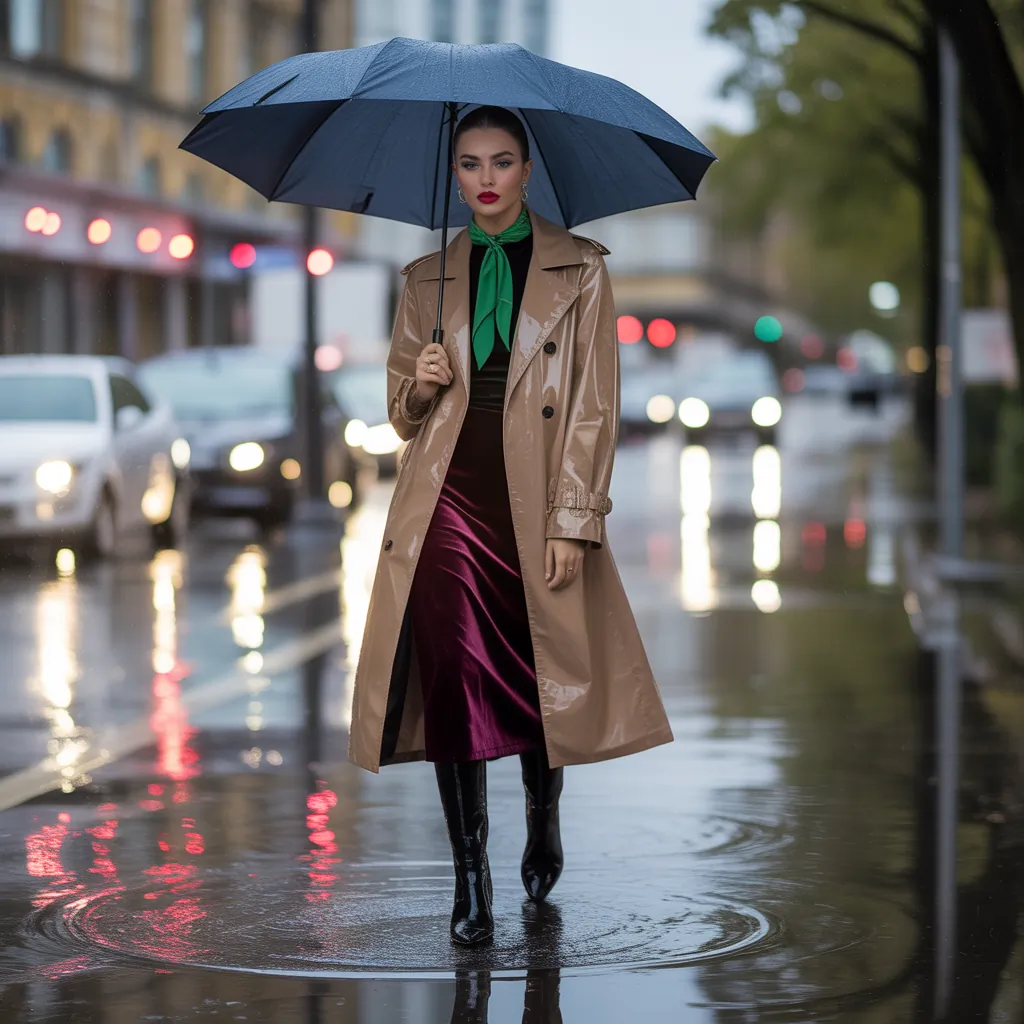 rainy day outfits