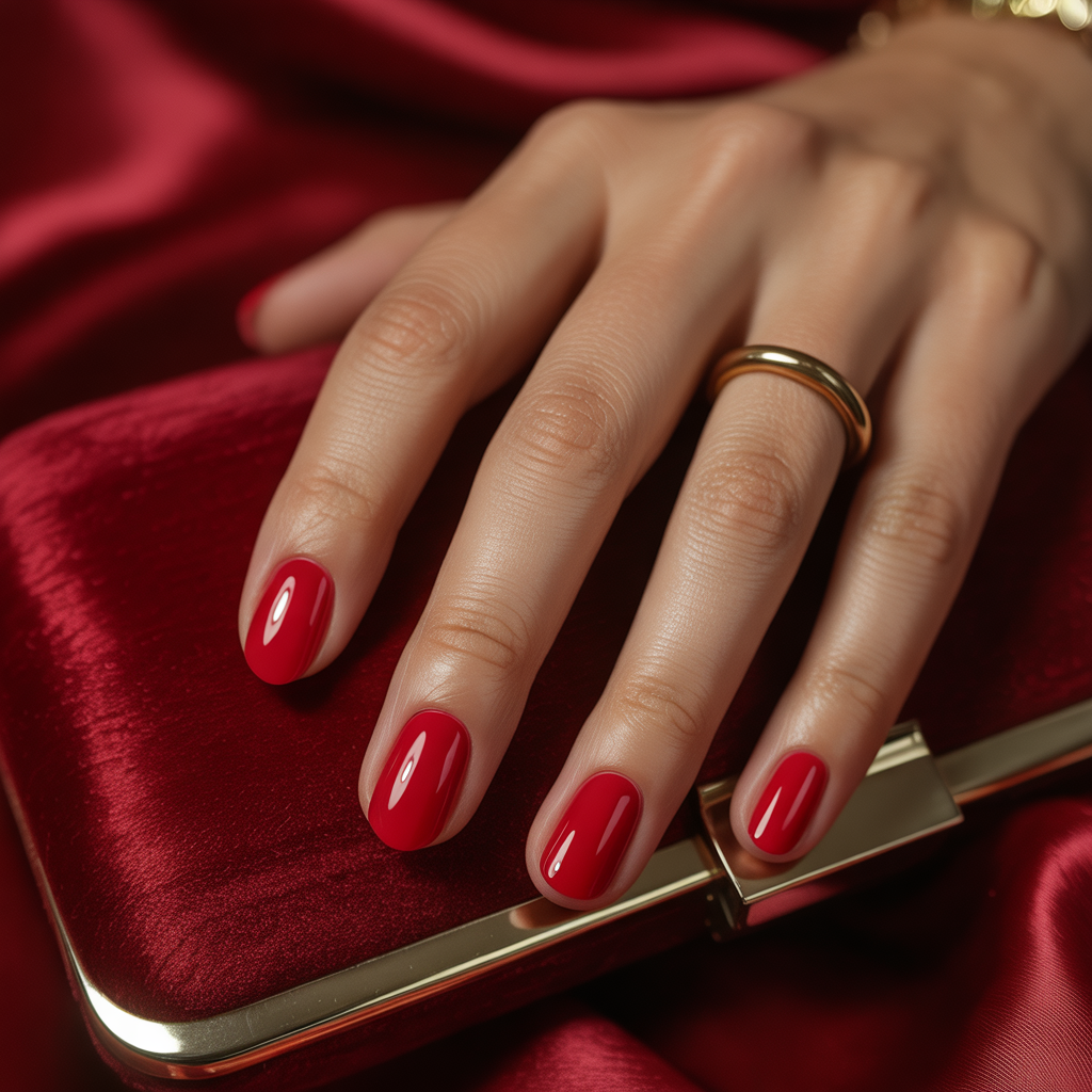 red nails