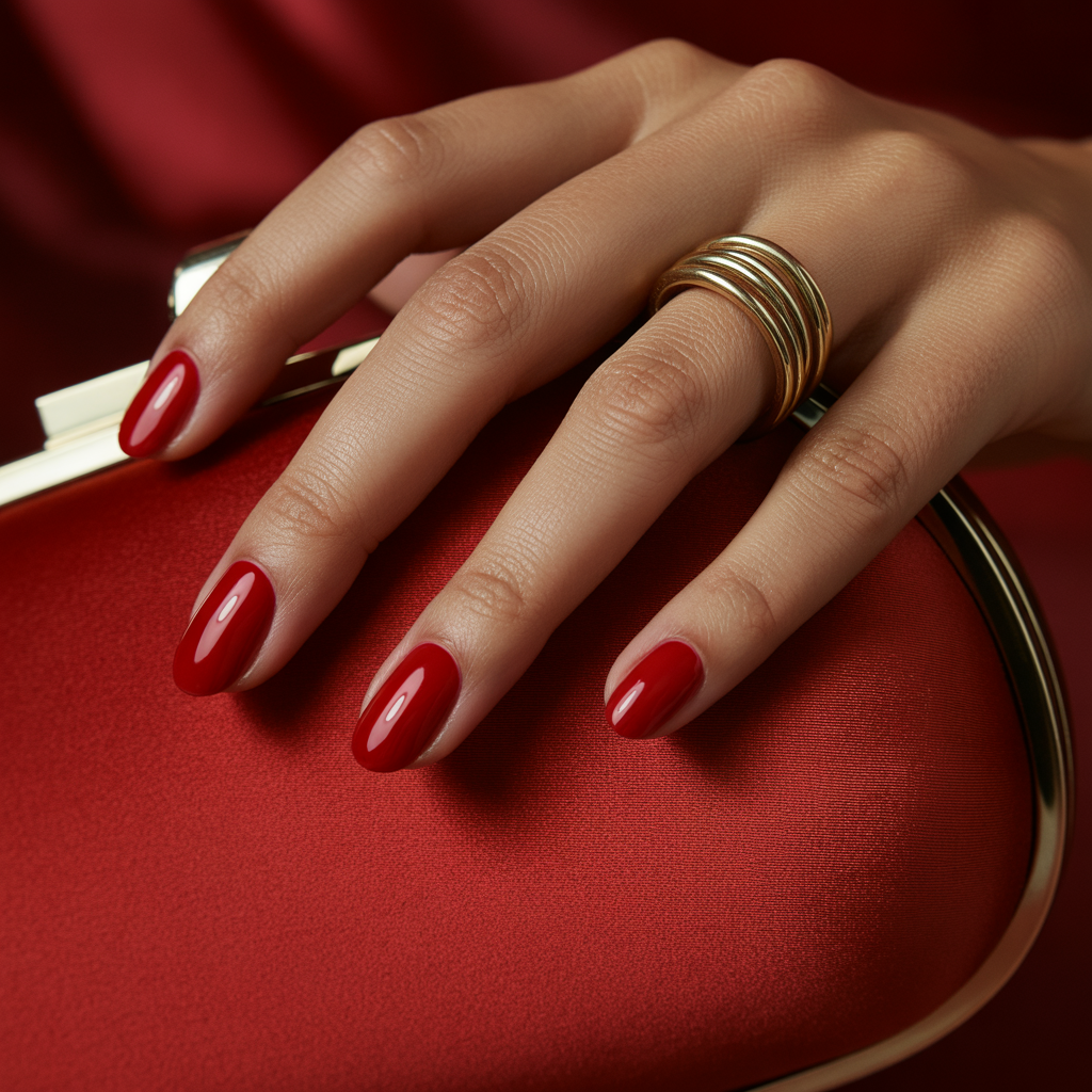 red nails