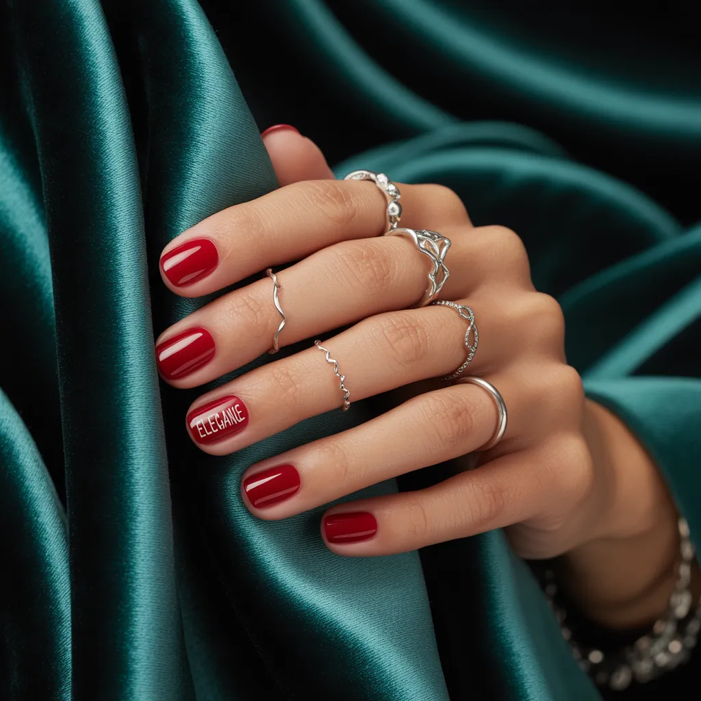 red nails