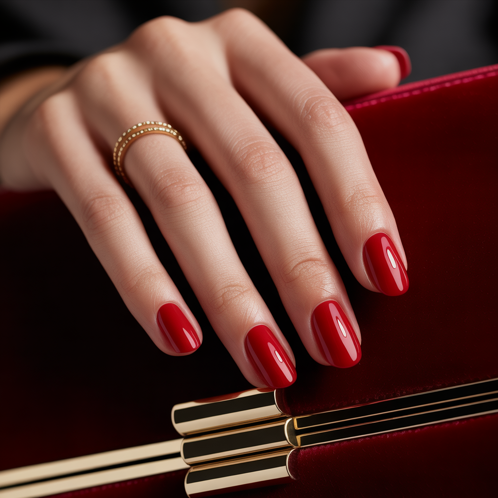 red nails