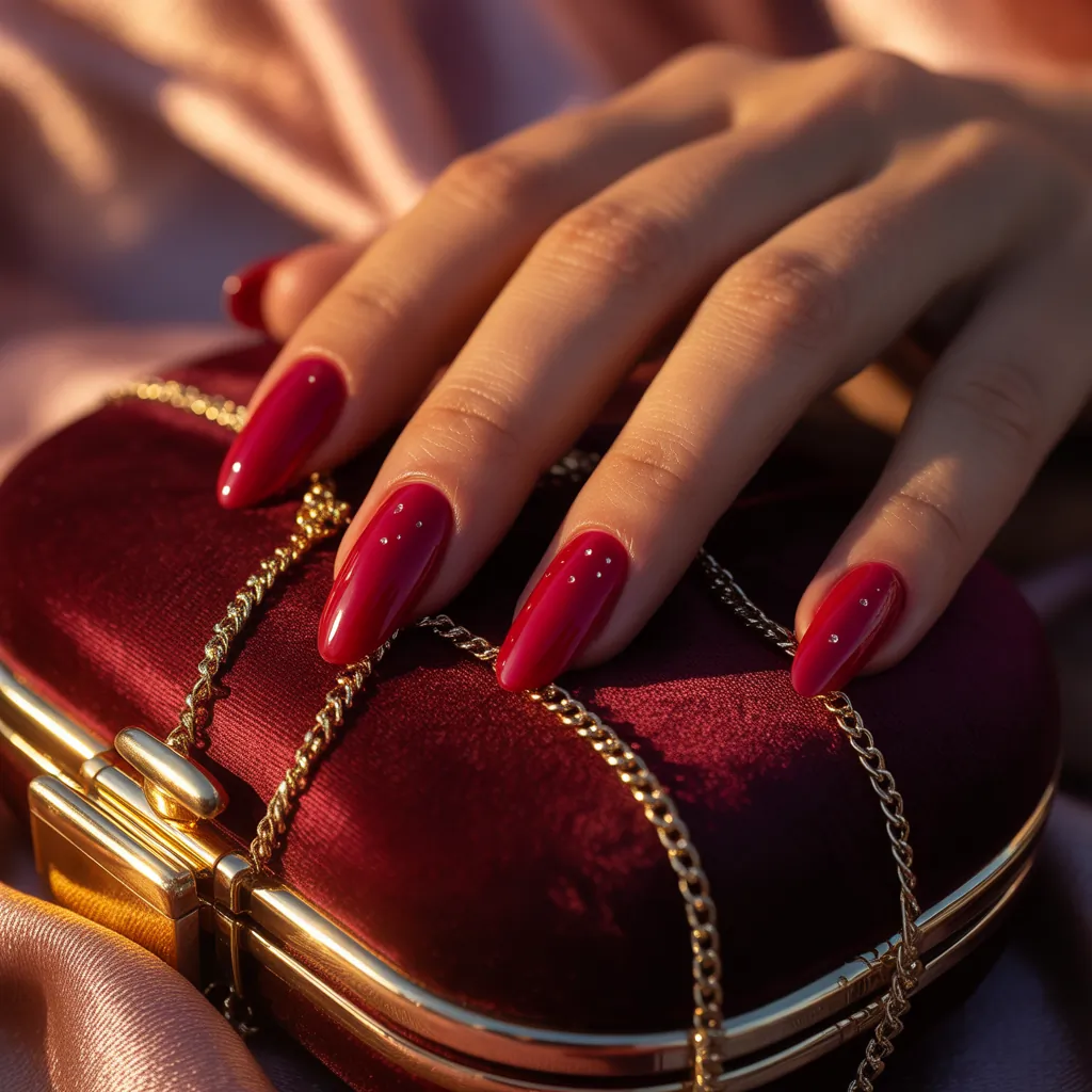 red nails