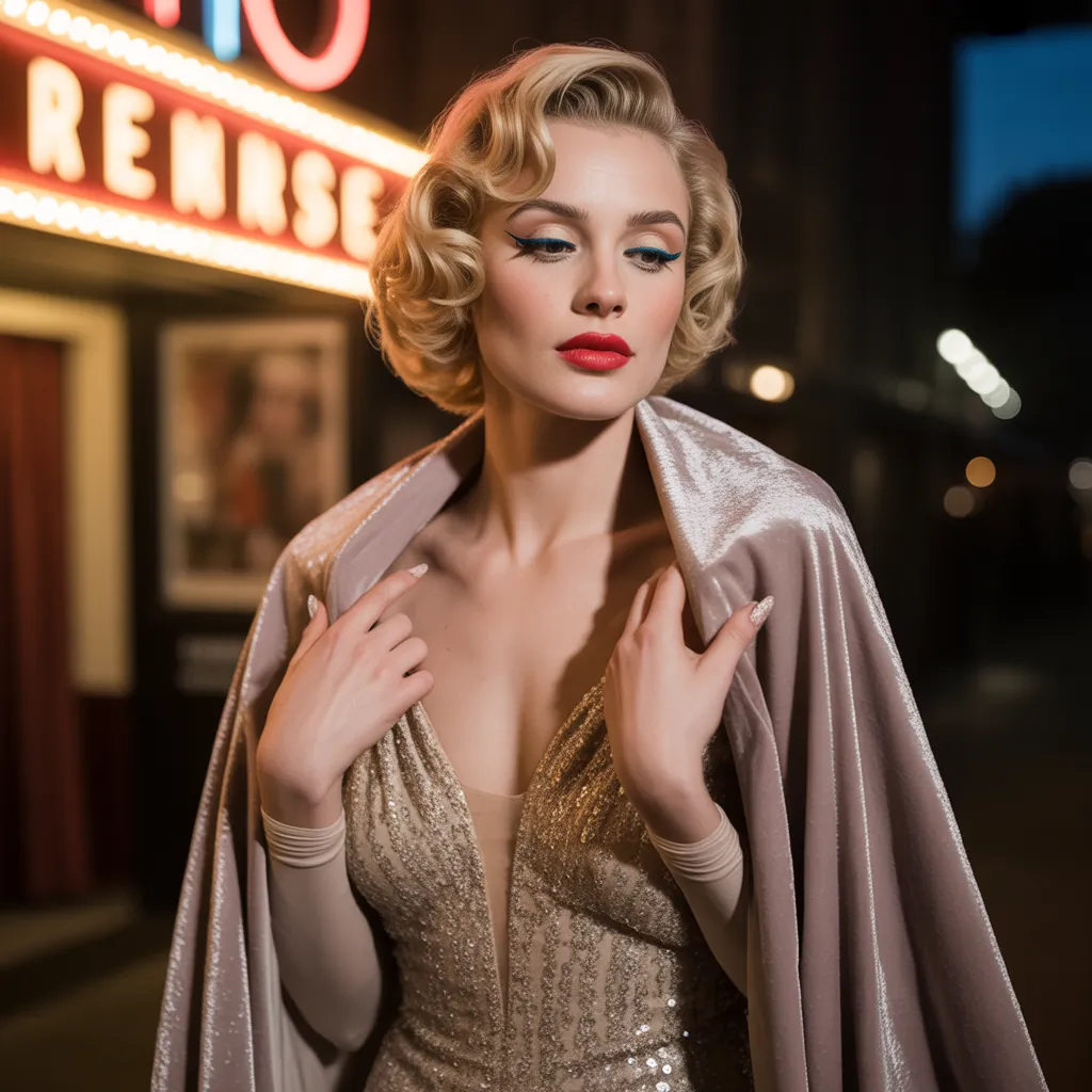 retro glamour outfits