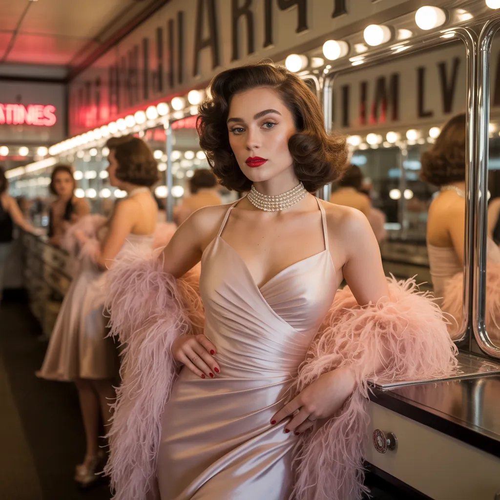 retro glamour outfits