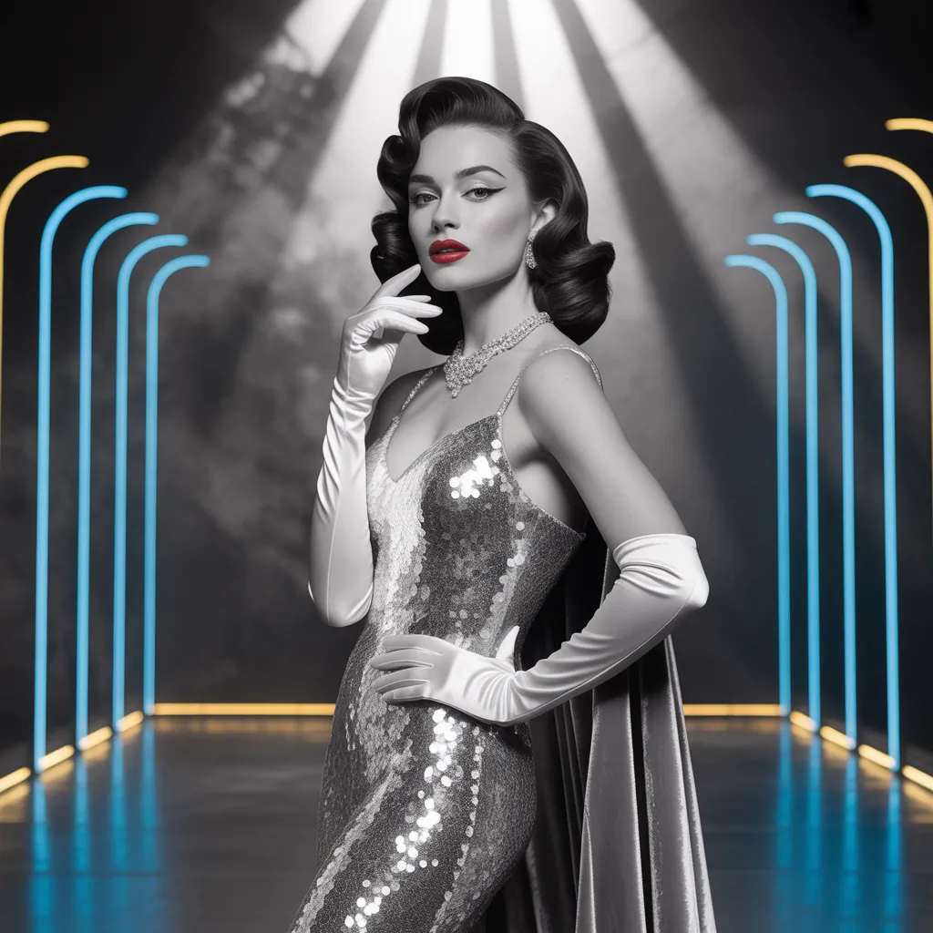 retro glamour outfits