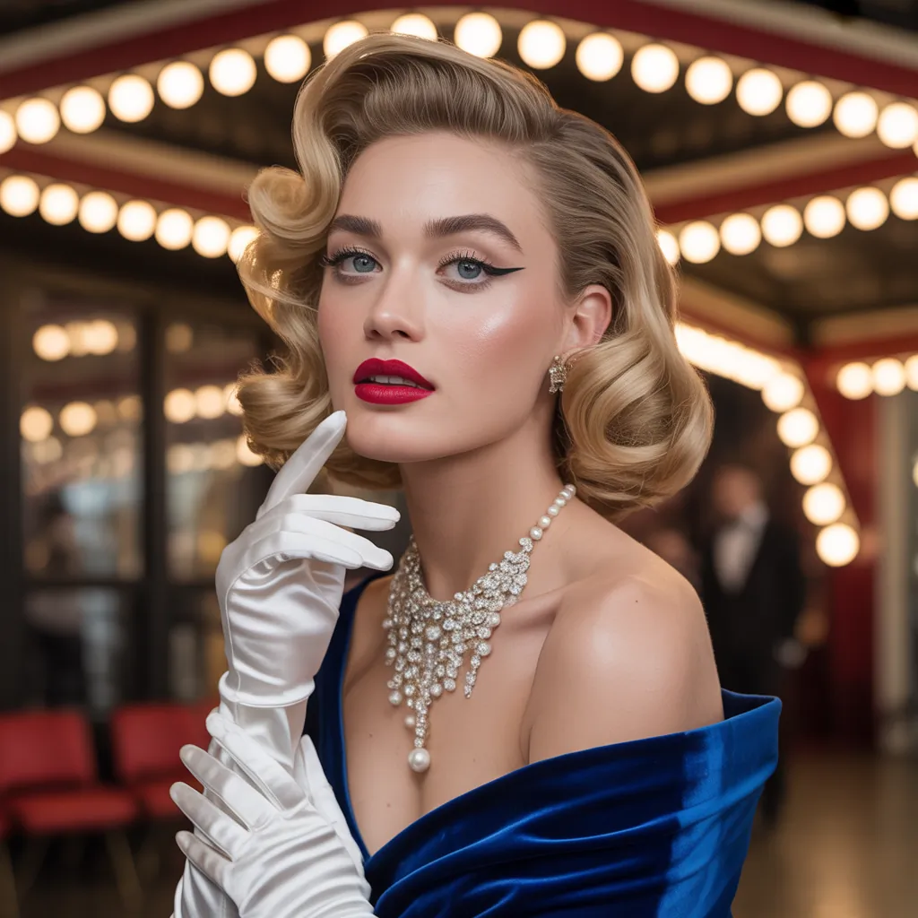 retro glamour outfits