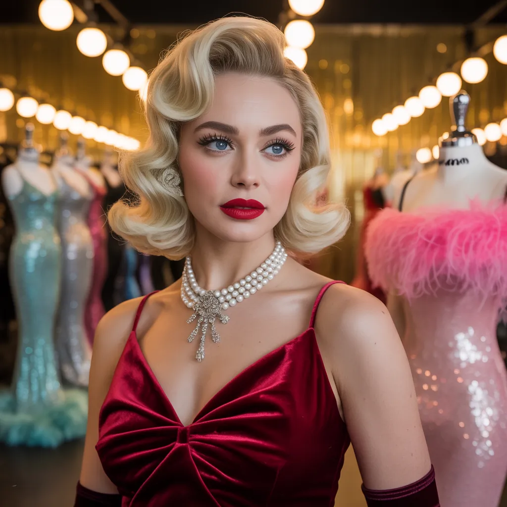 retro glamour outfits