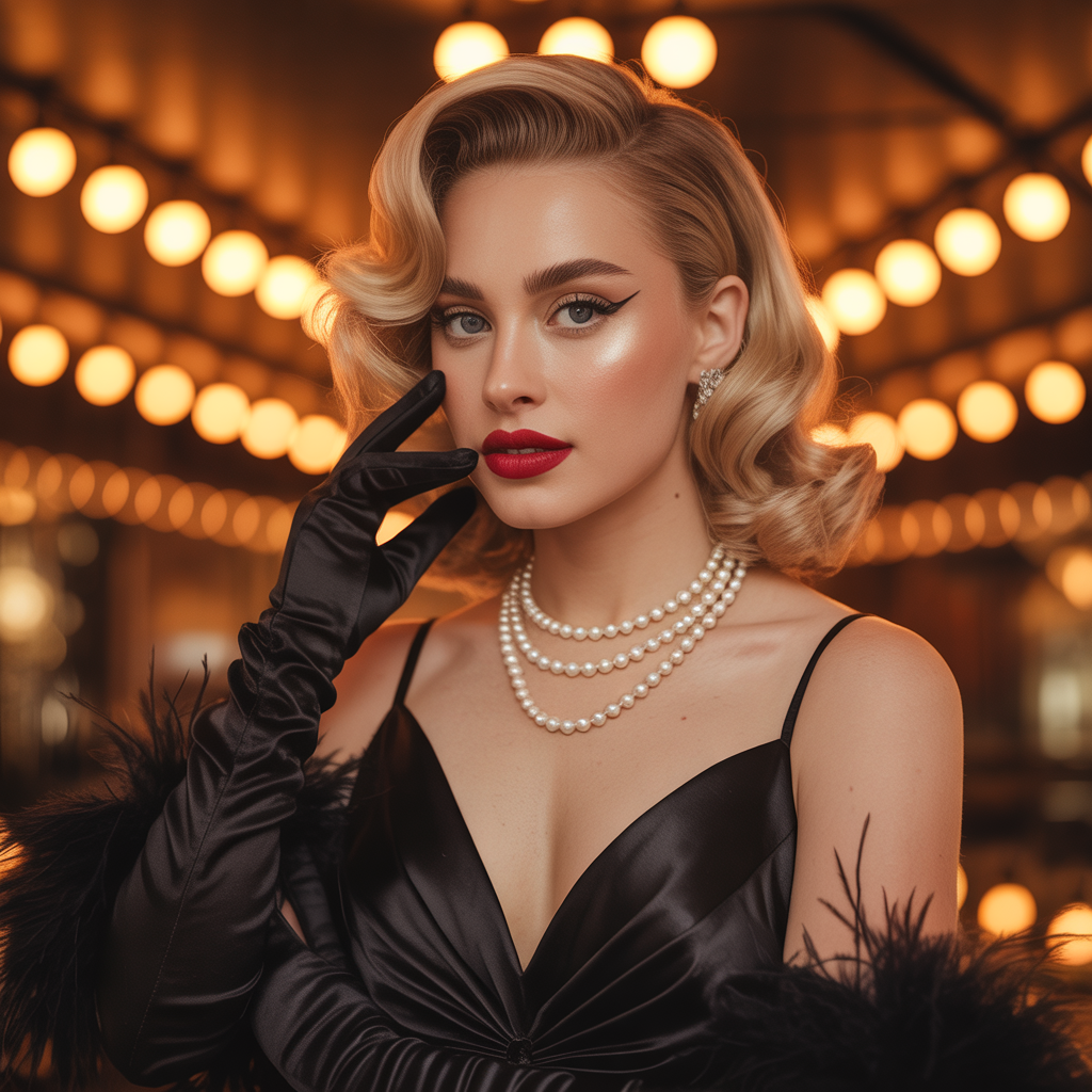 retro glamour outfits