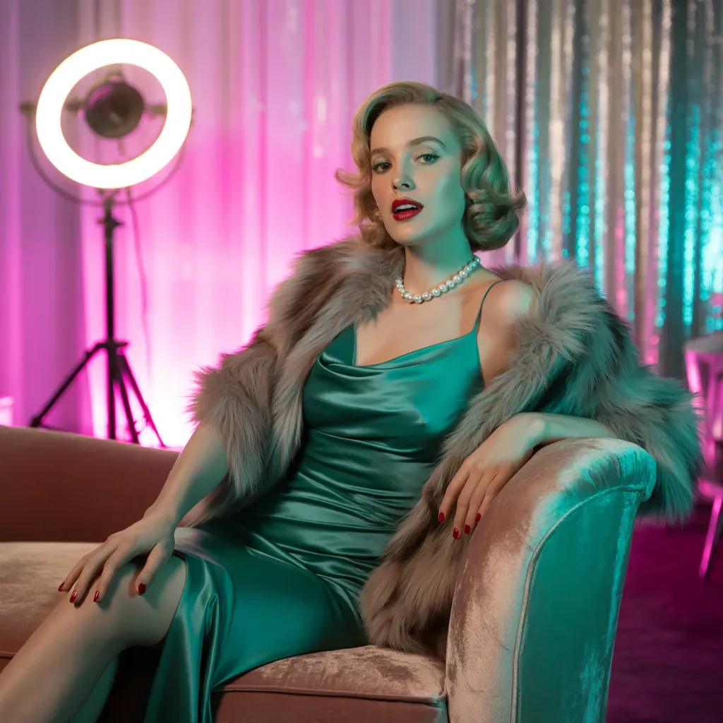 retro glamour outfits