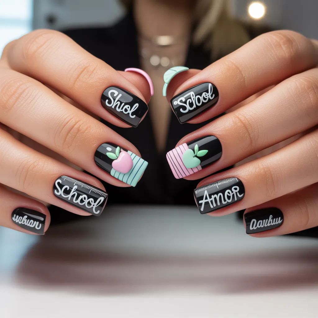 school nails