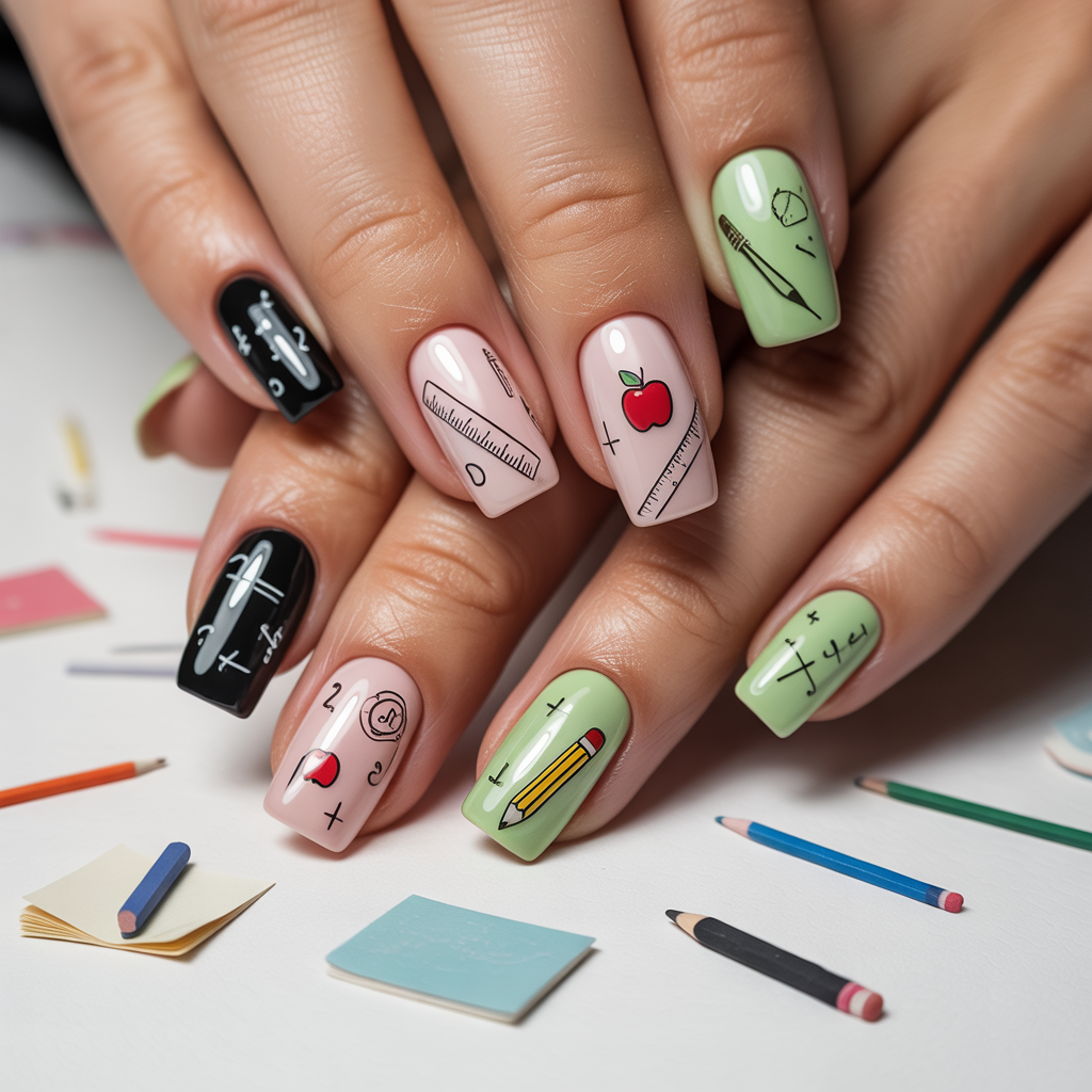 school nails