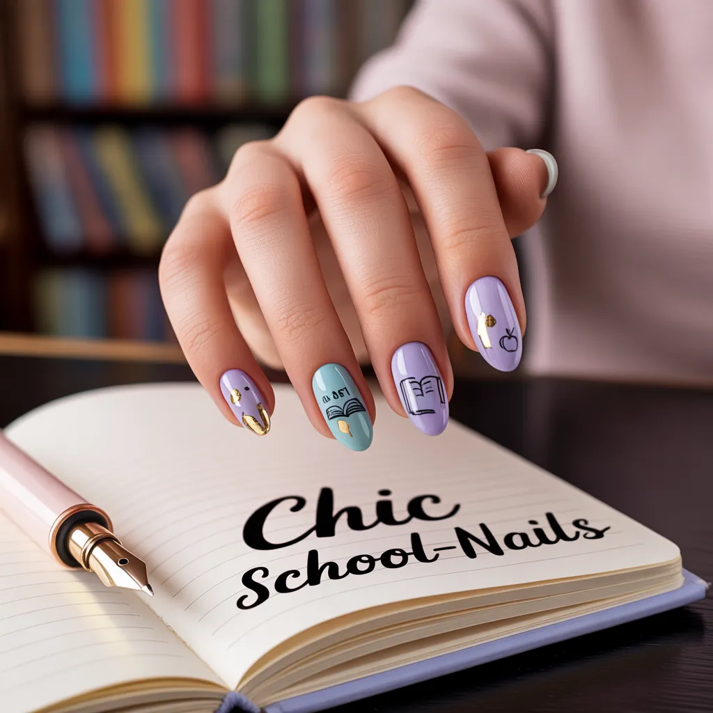school nails